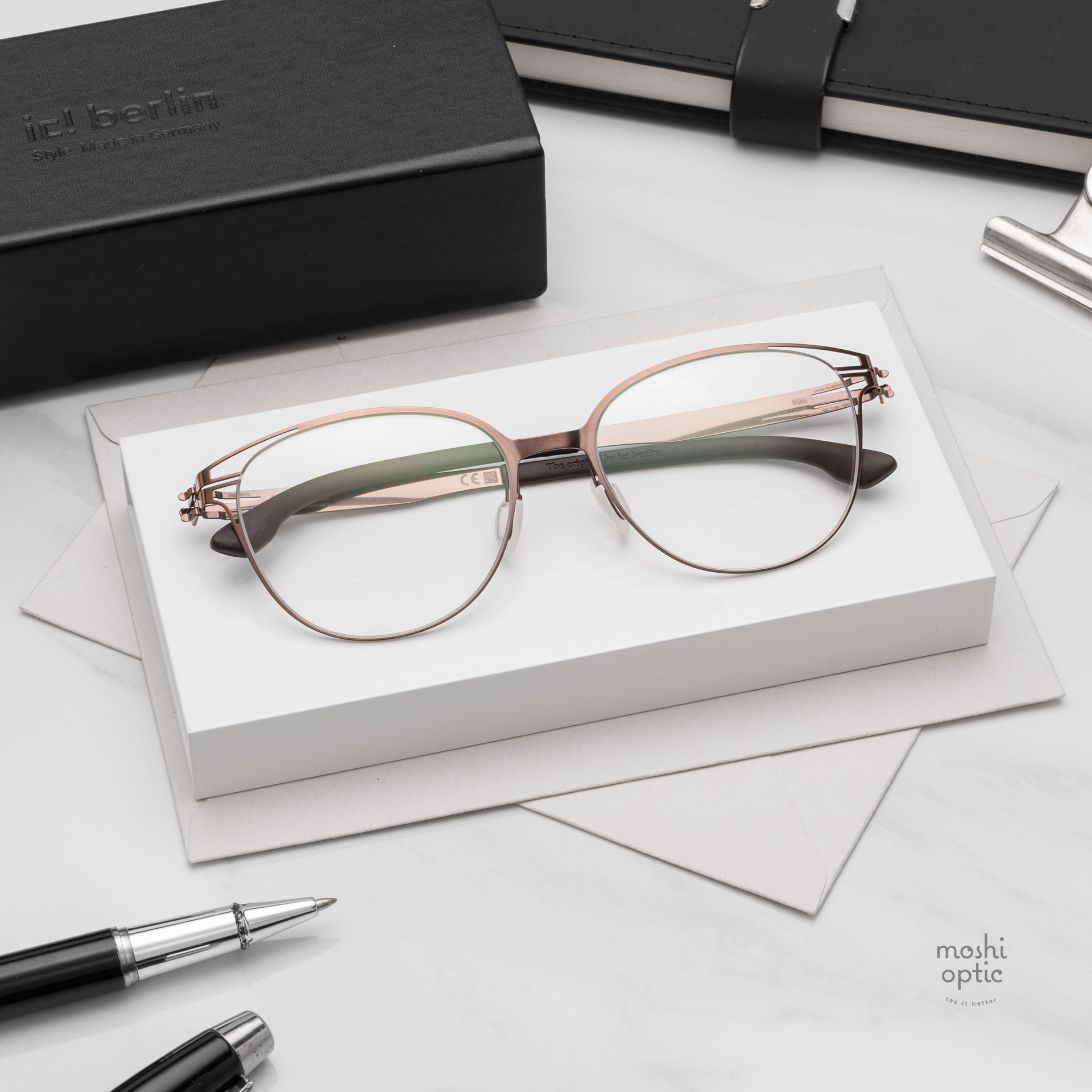 กรอบแว่น IC BERLIN Kiki Shiny Copper