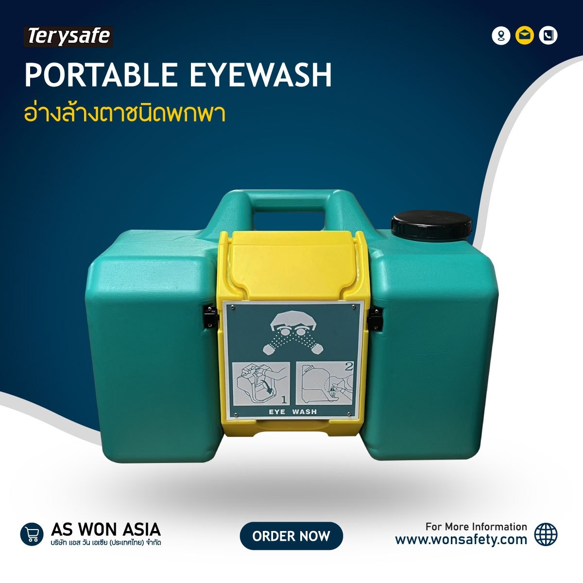 PROTABLE EYEWASH MODEL : T100