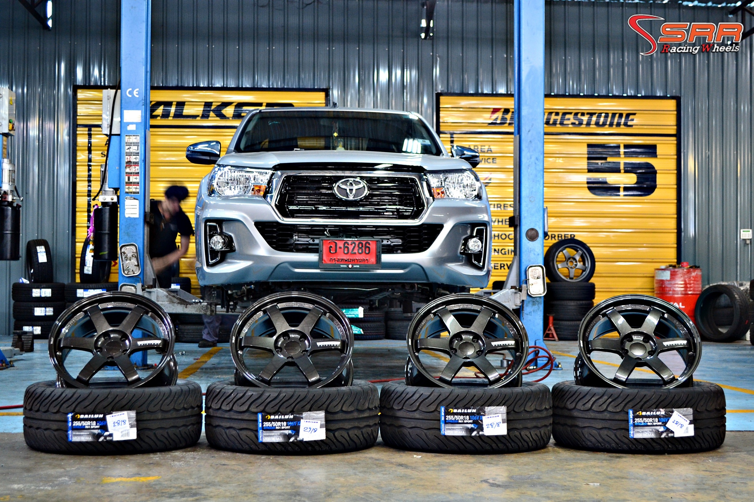 ล้อ TE37 (FLOWFORMING) 18x8.5 5H114.3 +35 GM-10 (WE)