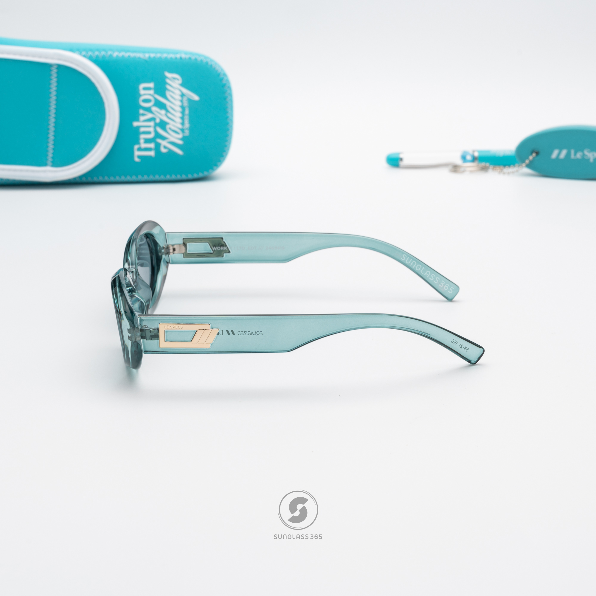 แว่นกันแดด Le Specs LSP2465419 WORK IT! LTD ETD / Sea Foam Polarised