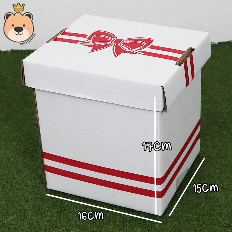 กล่อง ของขวัญ เซอร์ไพร์แฟน พร้อม เม็ดโฟม + ช่อดอกไม้ มีกล่องให้เลือก 7 แบบ