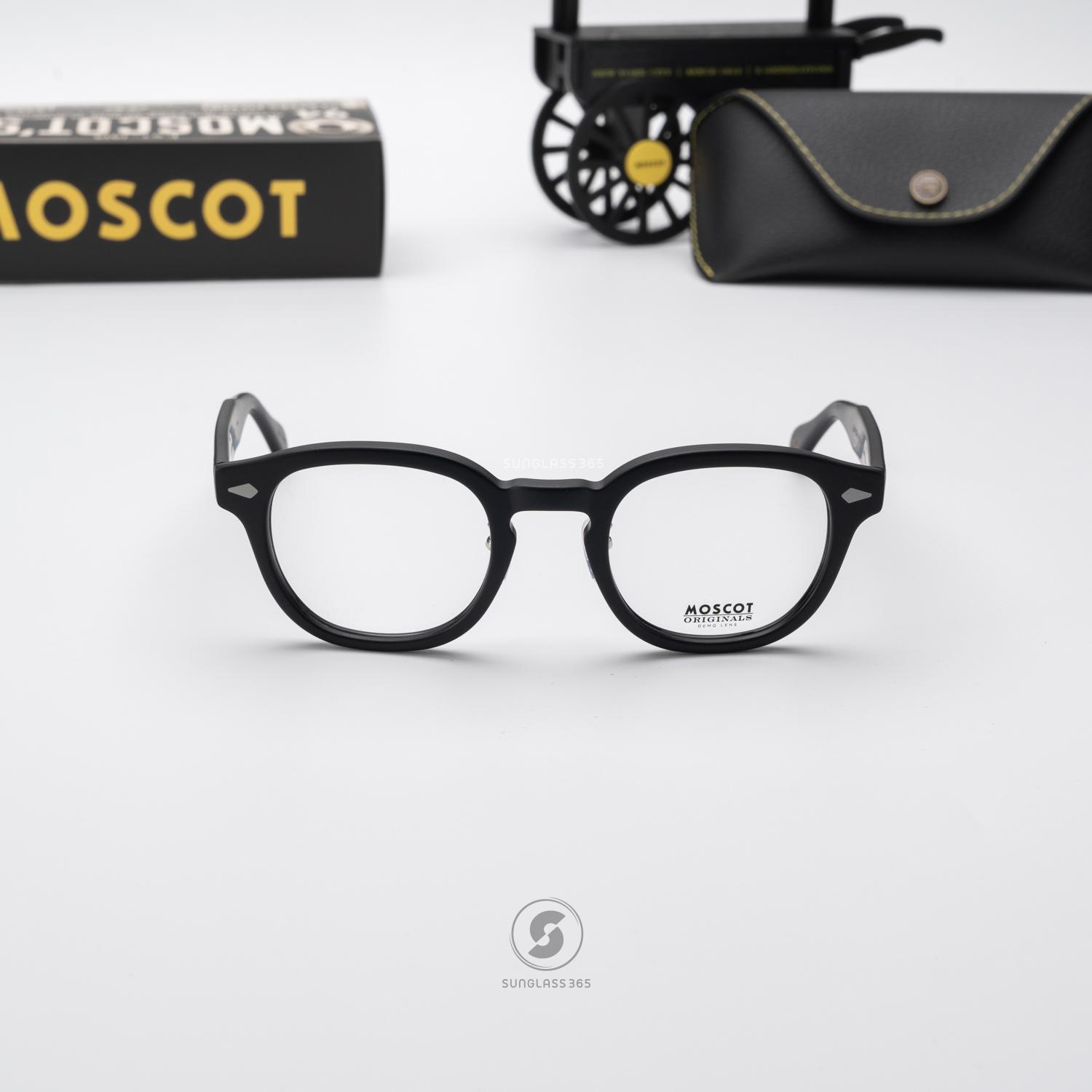 แว่นสายตา Moscot Lemtosh Col. Matte Black (Asian Fit with Nose Pad)