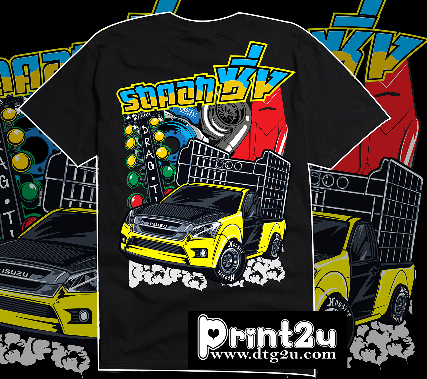รถคอกซิ่ง tshirt cotton100%
