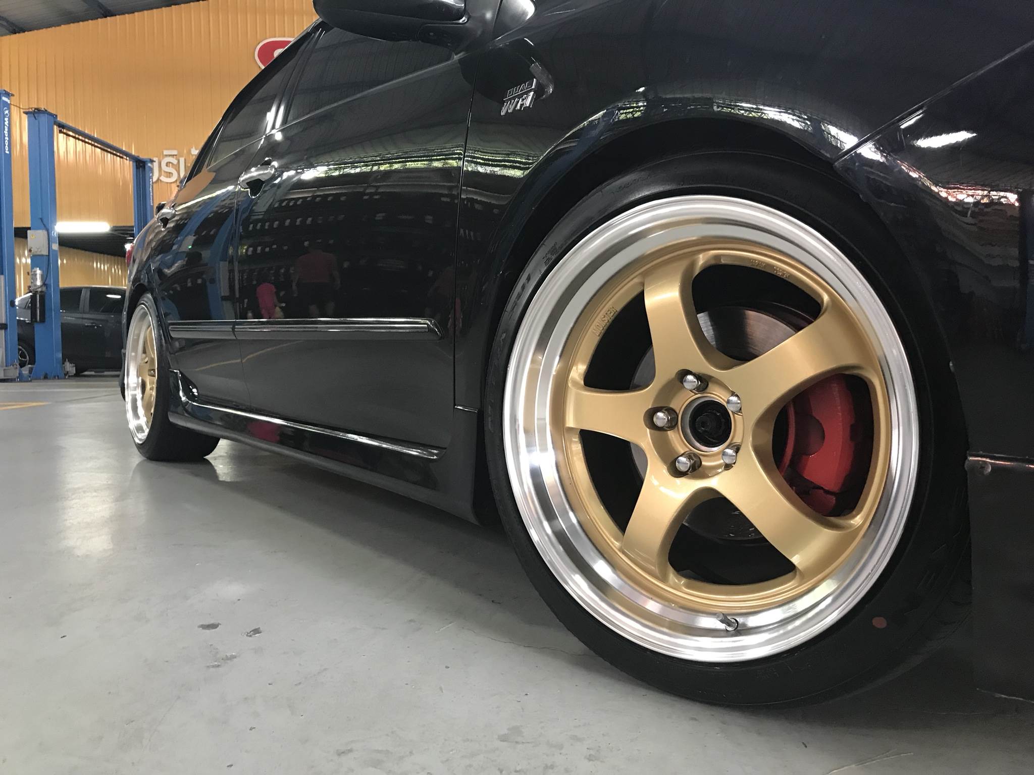 ล้อใหม่ W WORK S1 ชอบ18 5รู100 ใส่ ALLTIS