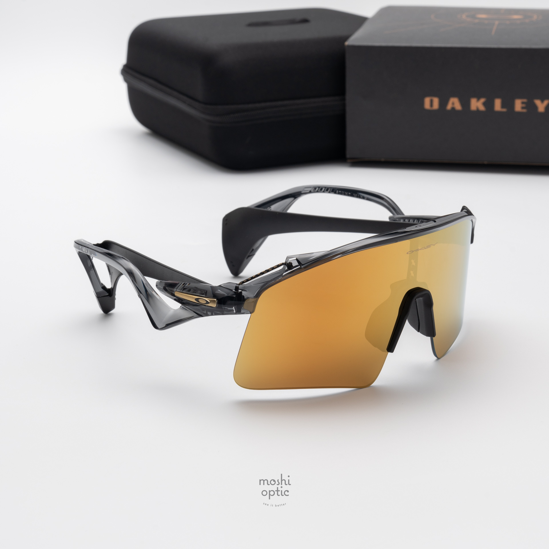 OAKLEY STUNT WING OO9519-02 Grey Smoke Prizm 24K