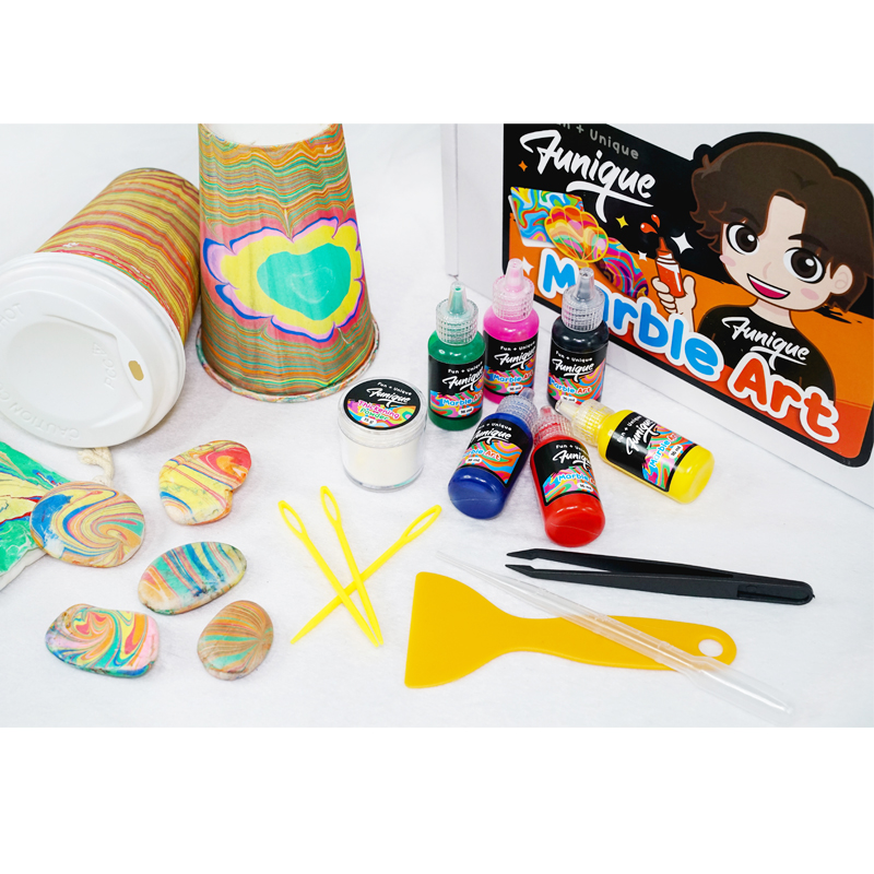 ชุดศิลปะลายหินอ่อน MarbleArt สร้างสรรค์ศิลปะบนผิวน้ำ