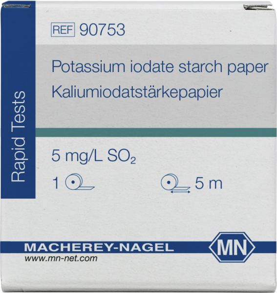 Potassium iodate starch paper 90753 กระดาษทดสอบซัลเฟอร์ไดออกไซด์