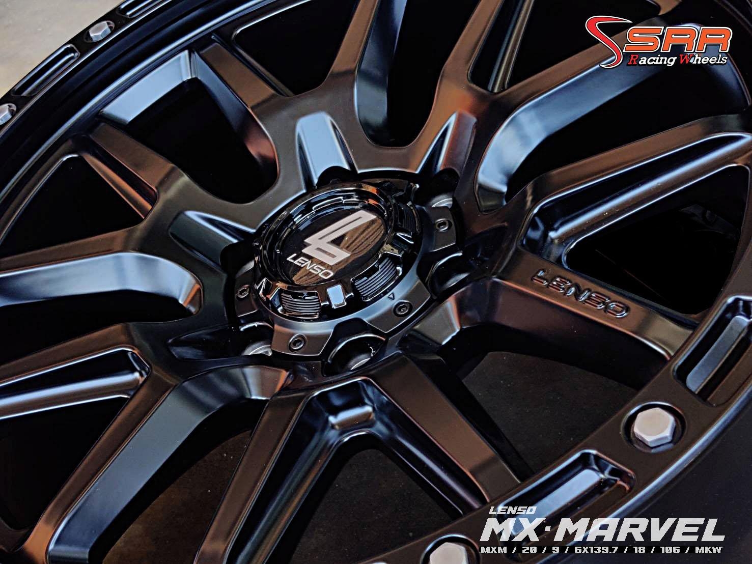LENSO : MARVEL 20X9 6X139.7 18 ดำด้าน