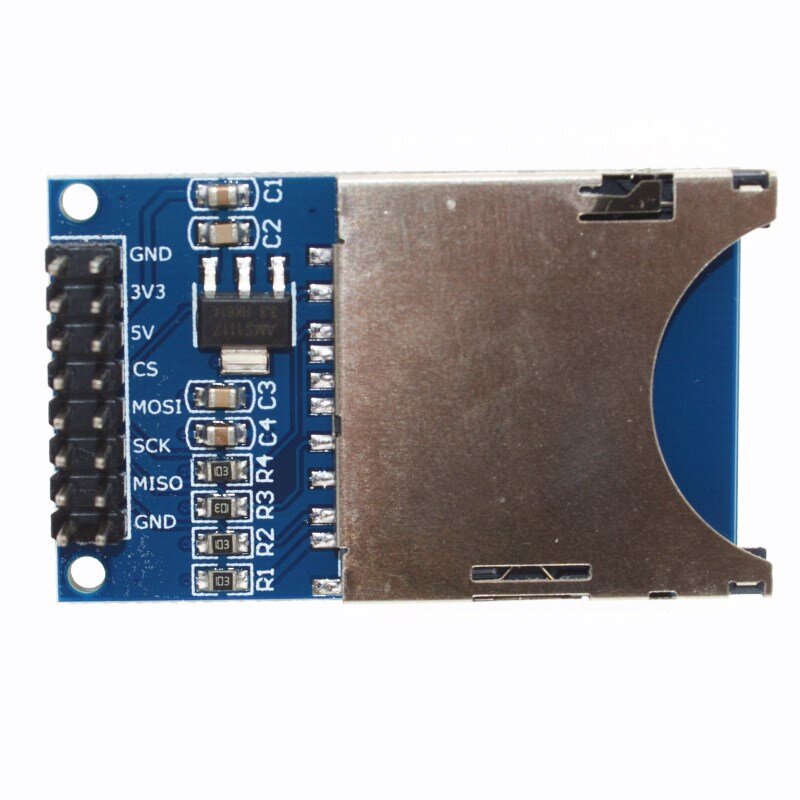 SD Card Module Slot Socket Reader ARM MCU (โมดูลบันทึกข้อมูล)
