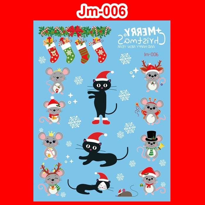 Tattoo Christmas สติ๊กทูคริสต์มาส แทททู #B