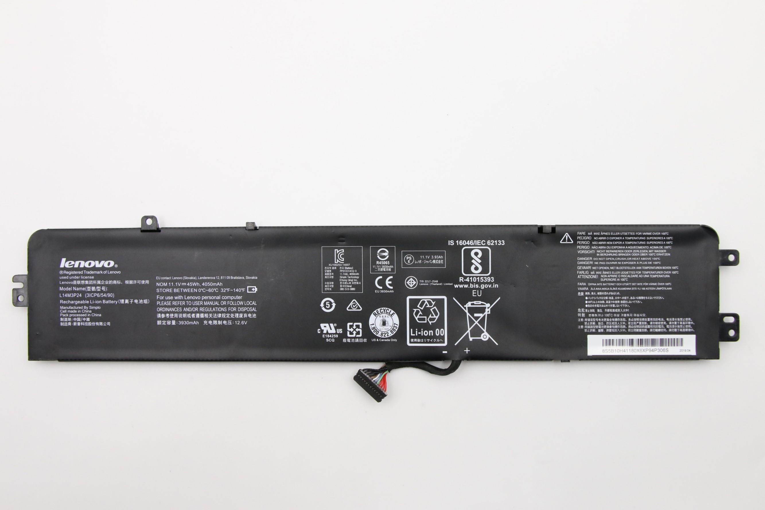 Battery Lenovo Legion Y520-15IKBN-80WK Original ราคา พิเศษ แบตเตอรี่ Lenovo Legion Y520-15IKBN-80WK 45Whr ตรงรุ่น