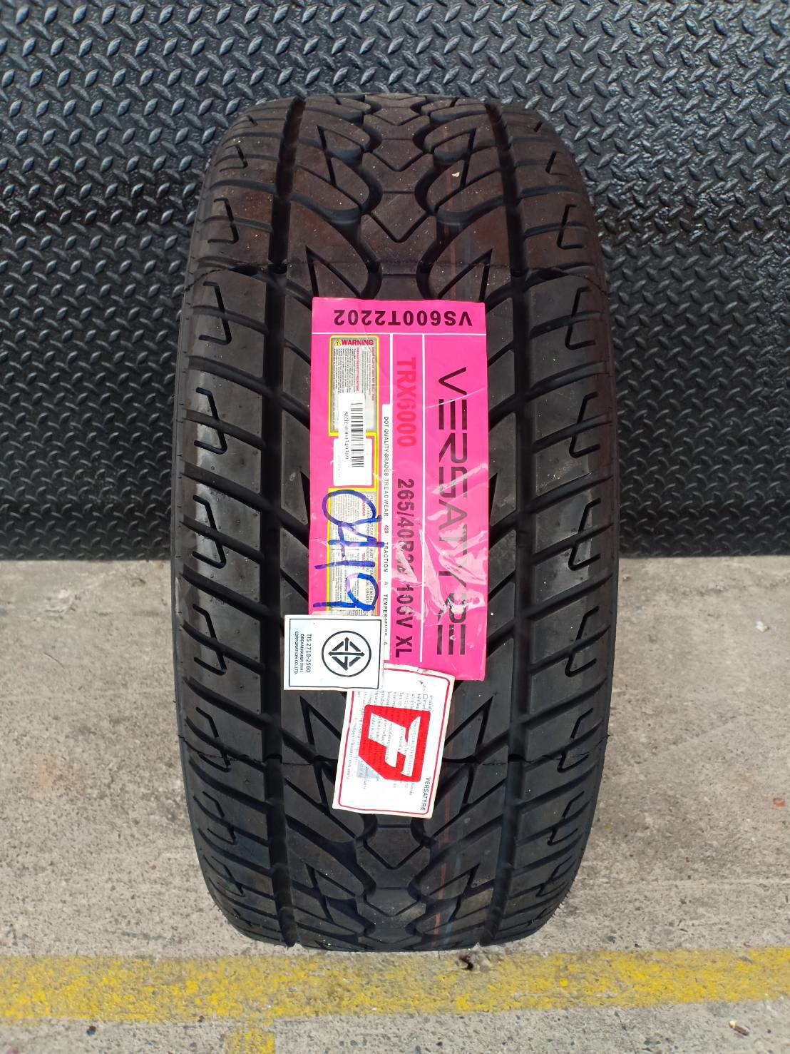 ยางเข้าใหม่ ลดราคา VERSATYRE 265/40R22 Y19