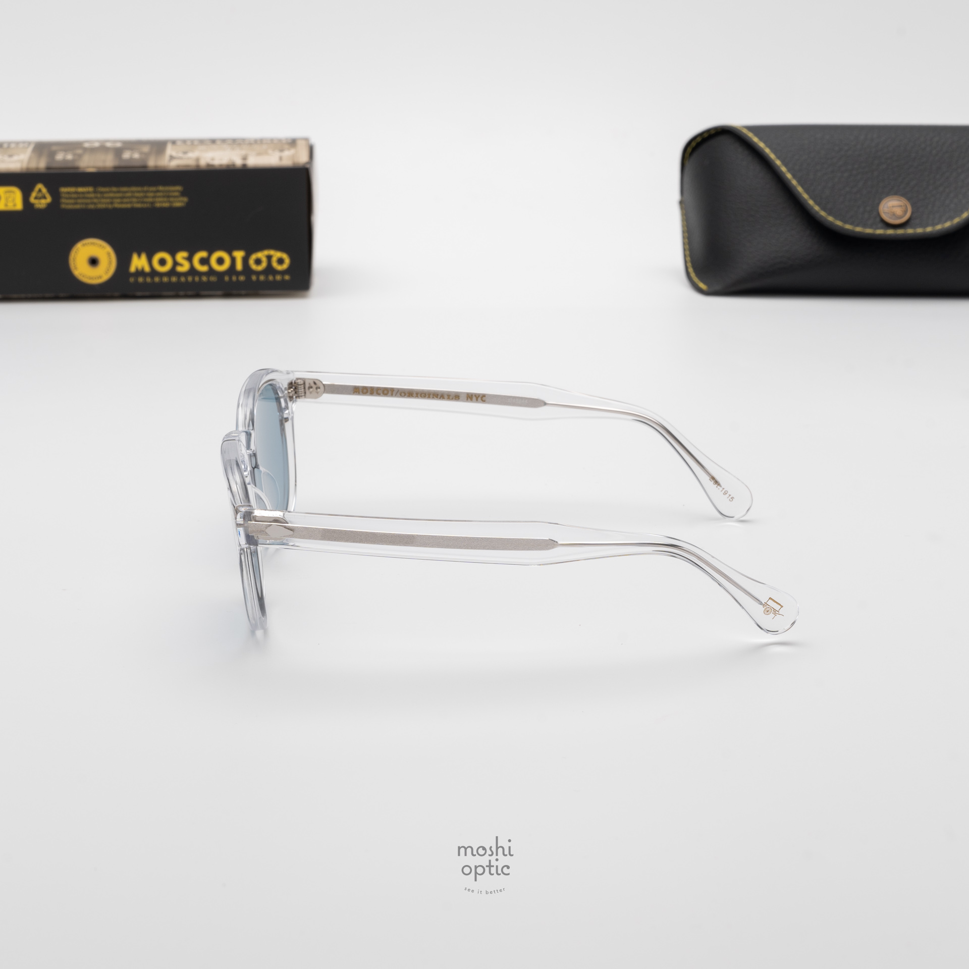 แว่นกันแดด Moscot Sun Lemtosh Crystal Blue