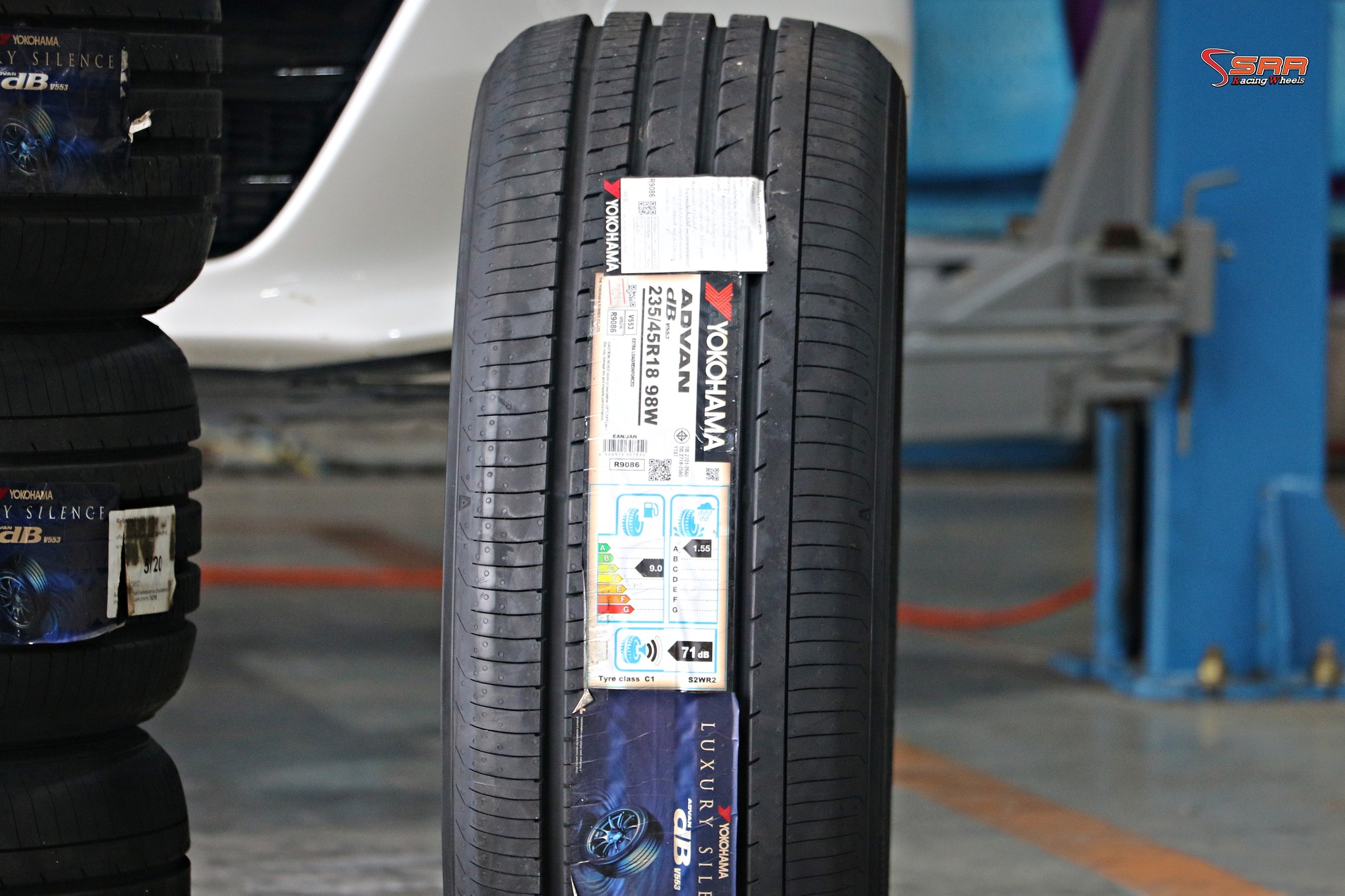 YOKOHAMA V553 ปี25 ขนาด 235/45R18