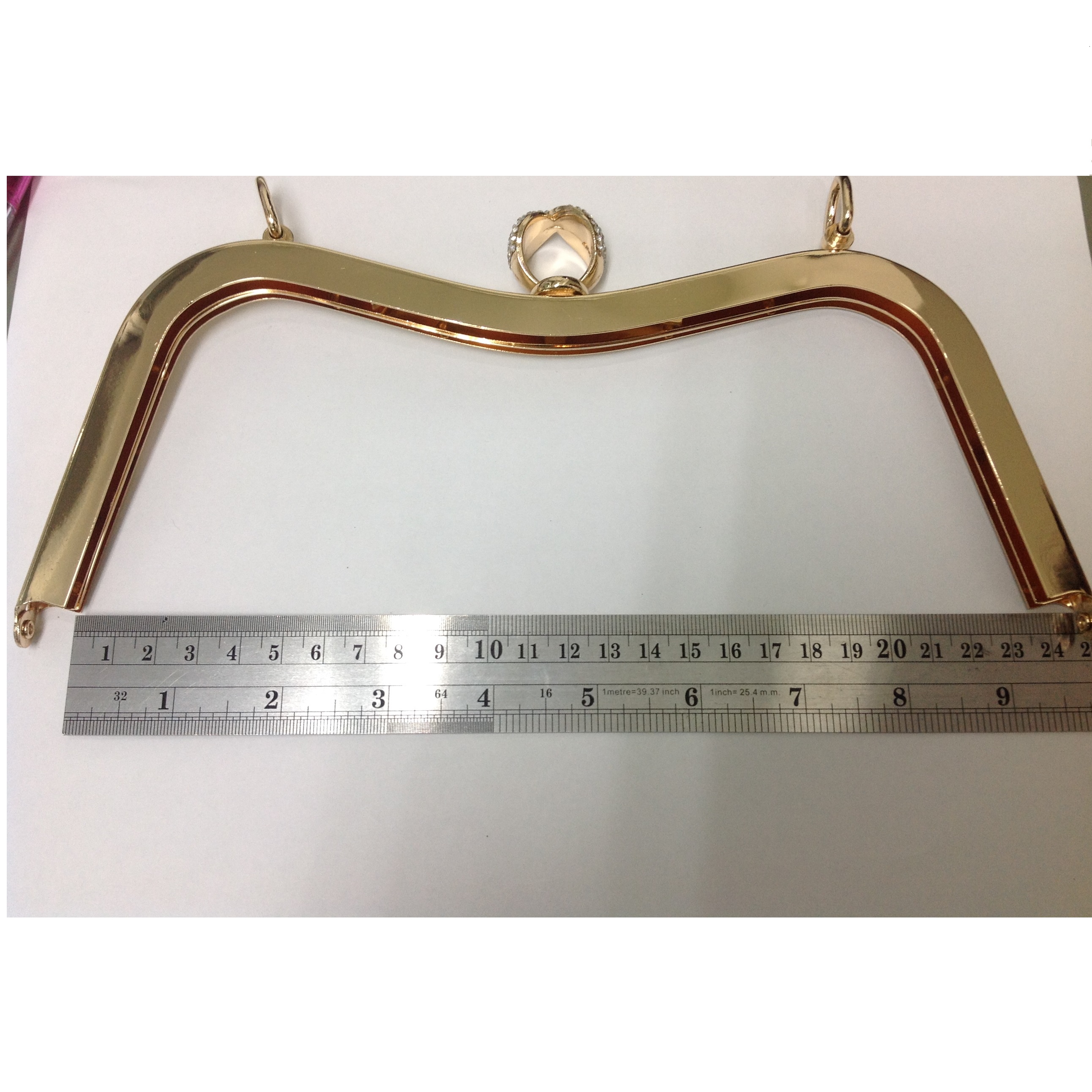 ปากกระเป๋าปิ๊กแป๊กหัวแหวน ทอง