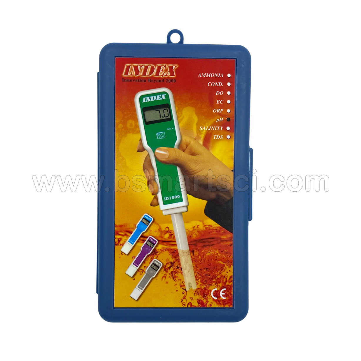 ปากกาวัดค่าpH 0-14 / เครื่องวัดค่ากรดด่าง แบบปากกา Pocket pH Tester ยี่ห้อ INDEX รุ่น ID 1000