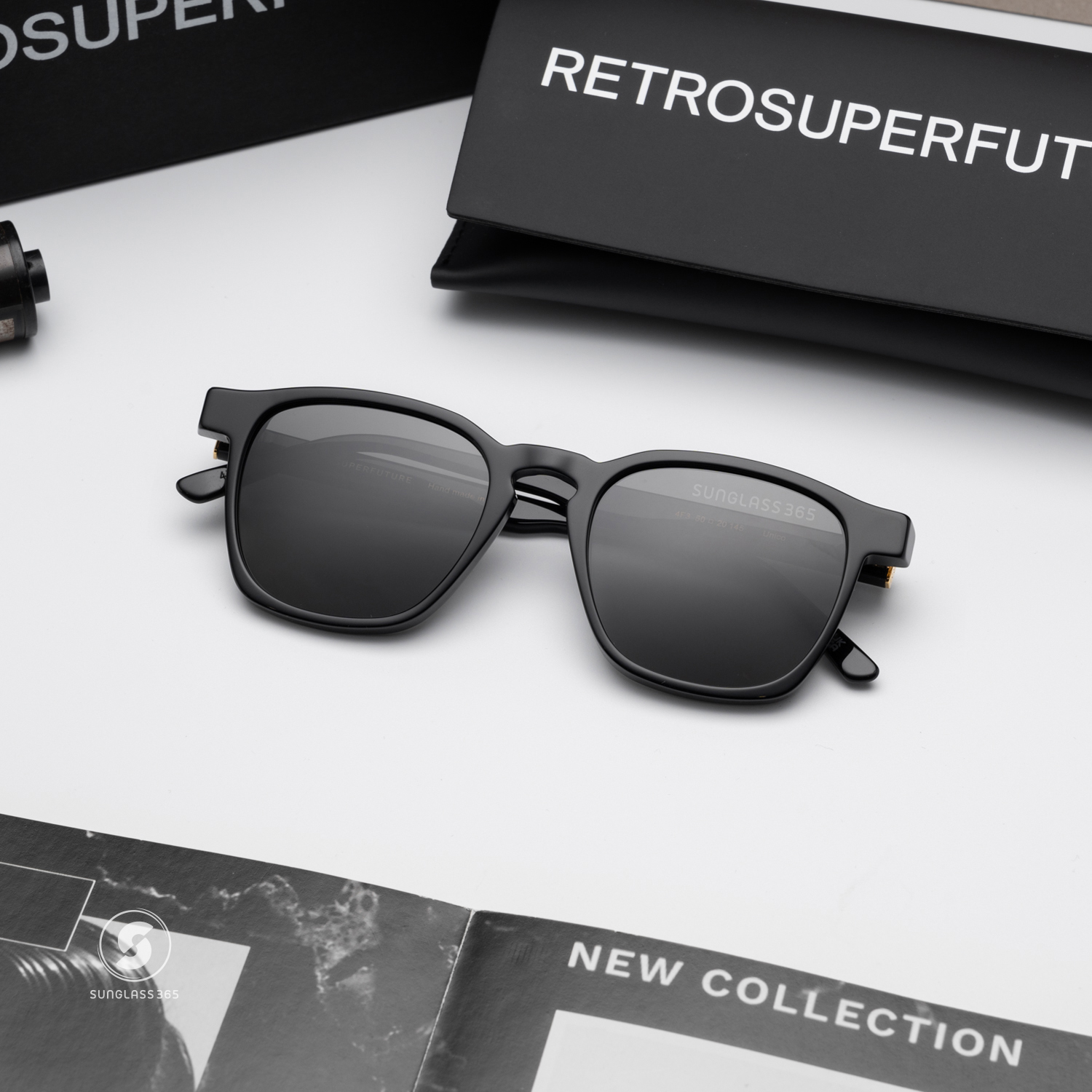 แว่นกันแดด SUPER SP 4F3 Unico Black