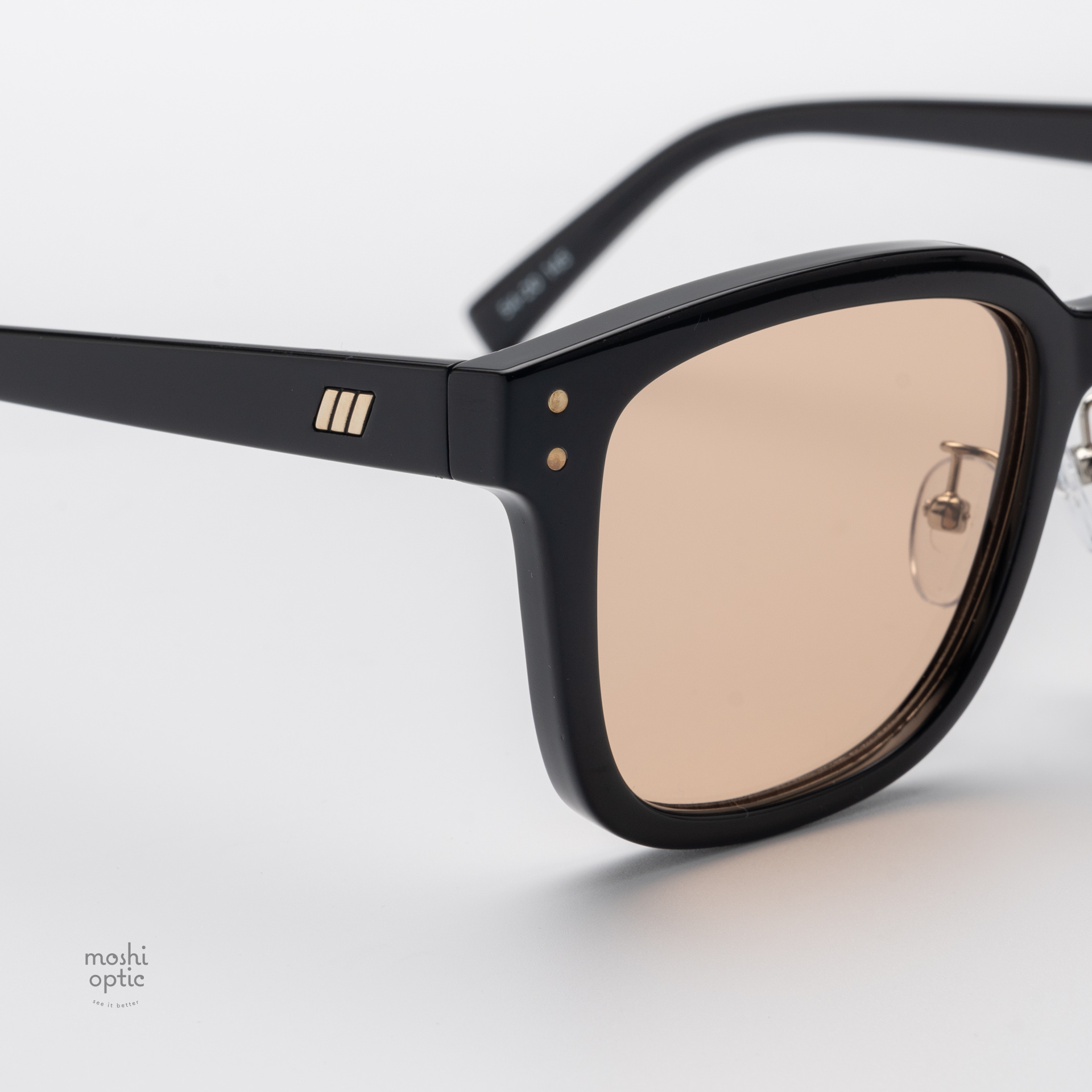 แว่นกันแดด Le Specs LWF2552269 LE DOMINO Black Latte Tint