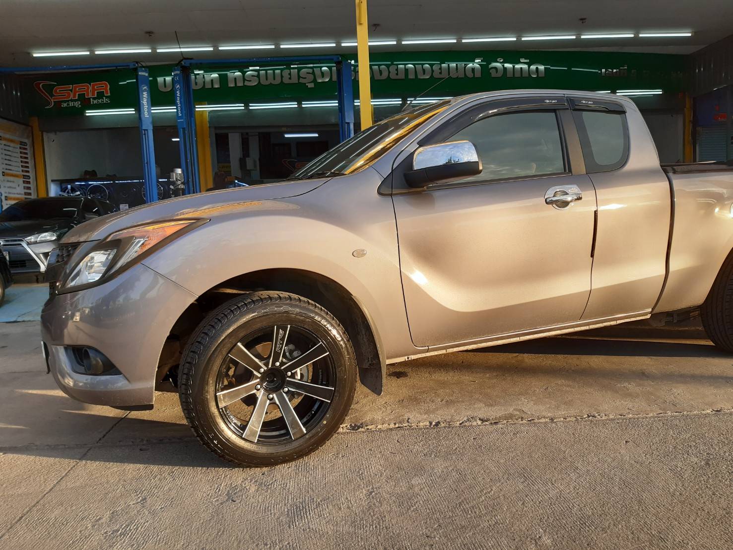 ล้อแท้ LENSO RTG ขอบ18พร้อมยางFALKEN ราคาถูก