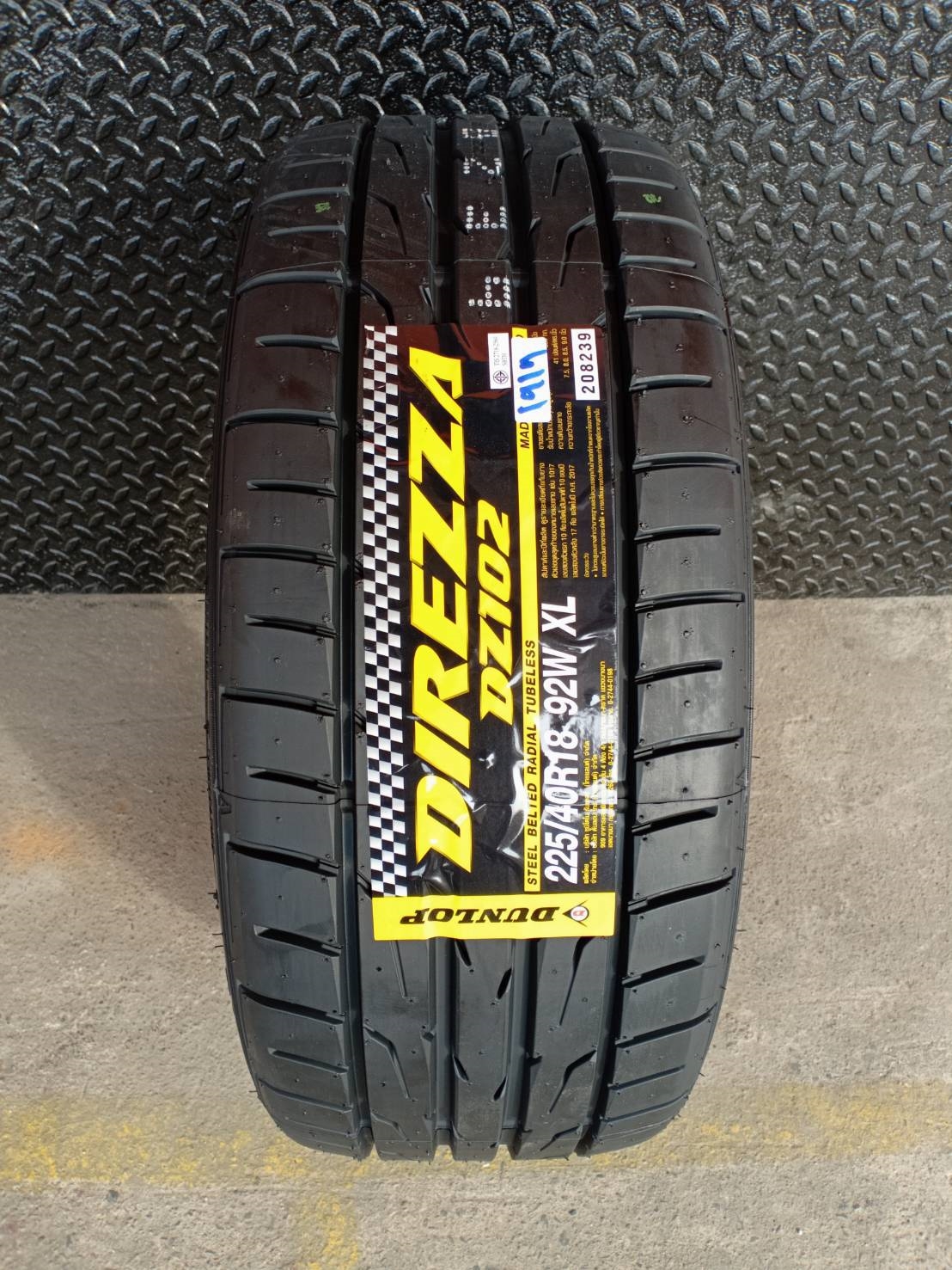 DUNLOP 225/40R18 DIREZZA DZ102 ราคาส่ง