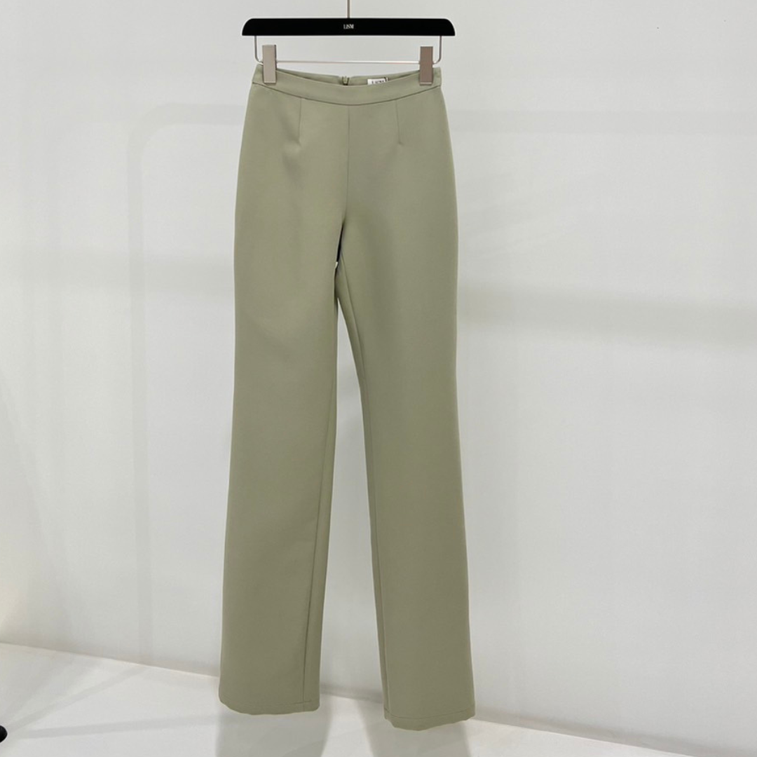 Lism P-028 กางเกงขากระบอกเล็กเอวสูง