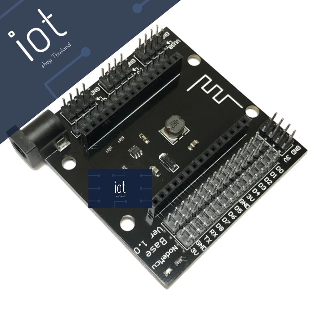 NodeMCU Base Ver 1.0 for ESP8266 NodeMCU (ใช้คู่กับ NodeMCU V3)