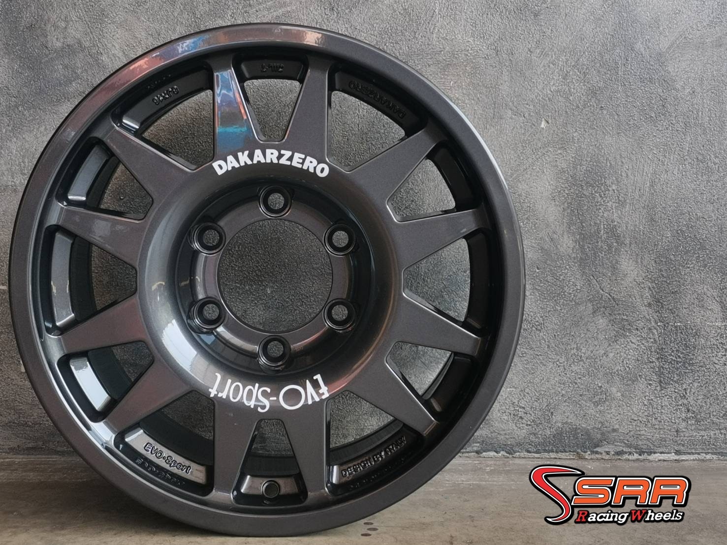 LTC : EVO362 16X8 6X139.7 10 106.1 GREY-D4(กันเมทัล)