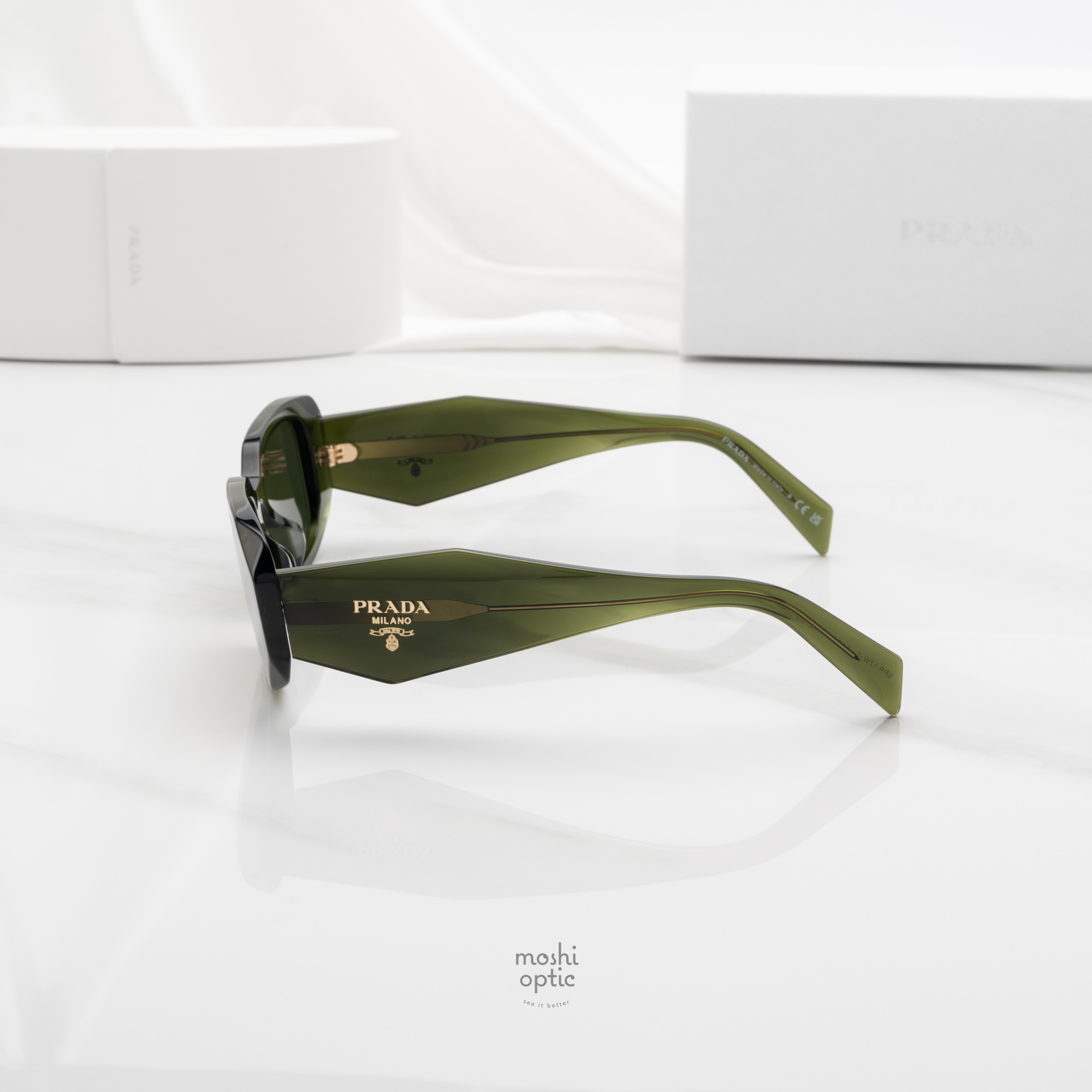 PRADA Symbole PR17WSF 19Z1I0 Transparent Bottle