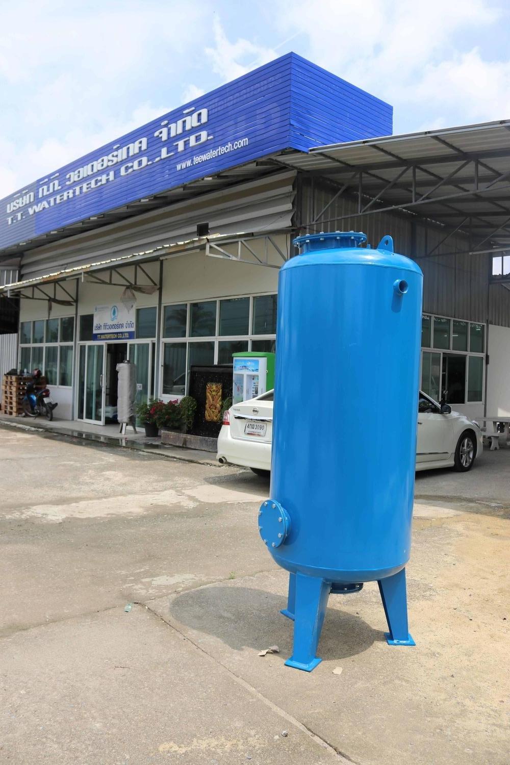 ถังกรองเหล็กขนาด24นิ้ว60cm. x 150cm. x 4.5 mm.