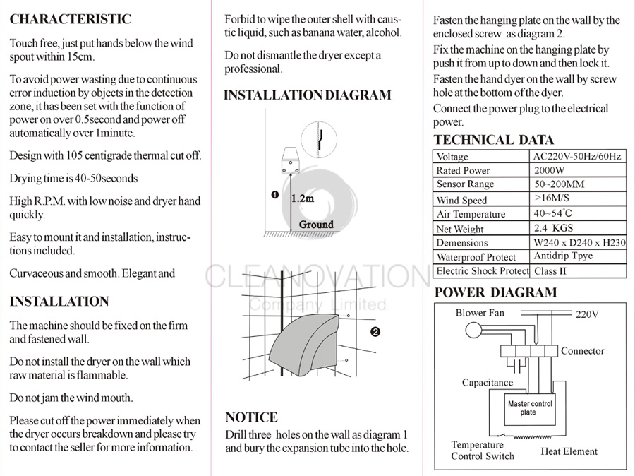 เครื่องเป่ามืออัตโนมัติ FourD