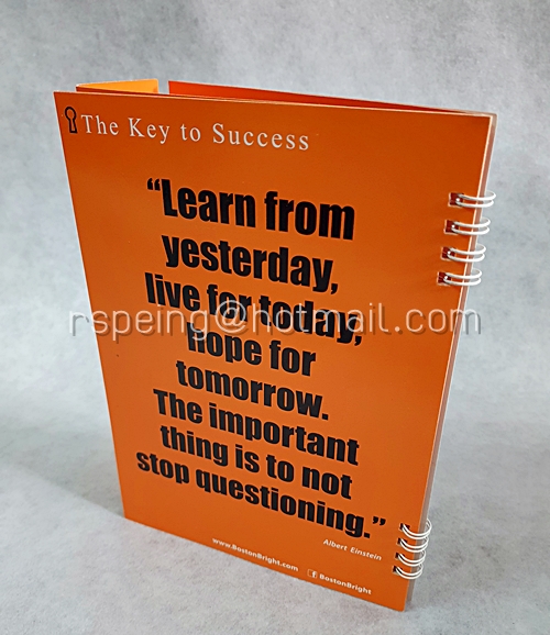 ปฏิทินตั้งโต๊ะ Boston Bright Language School 2014 (2557) Calendar Notebook 2014