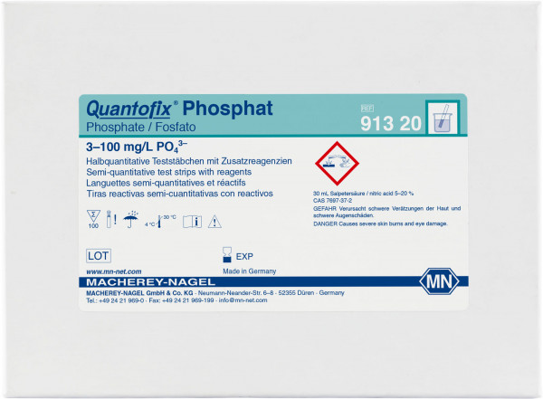 QUANTOFIX® Phosphate test strips 91320 กระดาษทดสอบฟอสเฟต