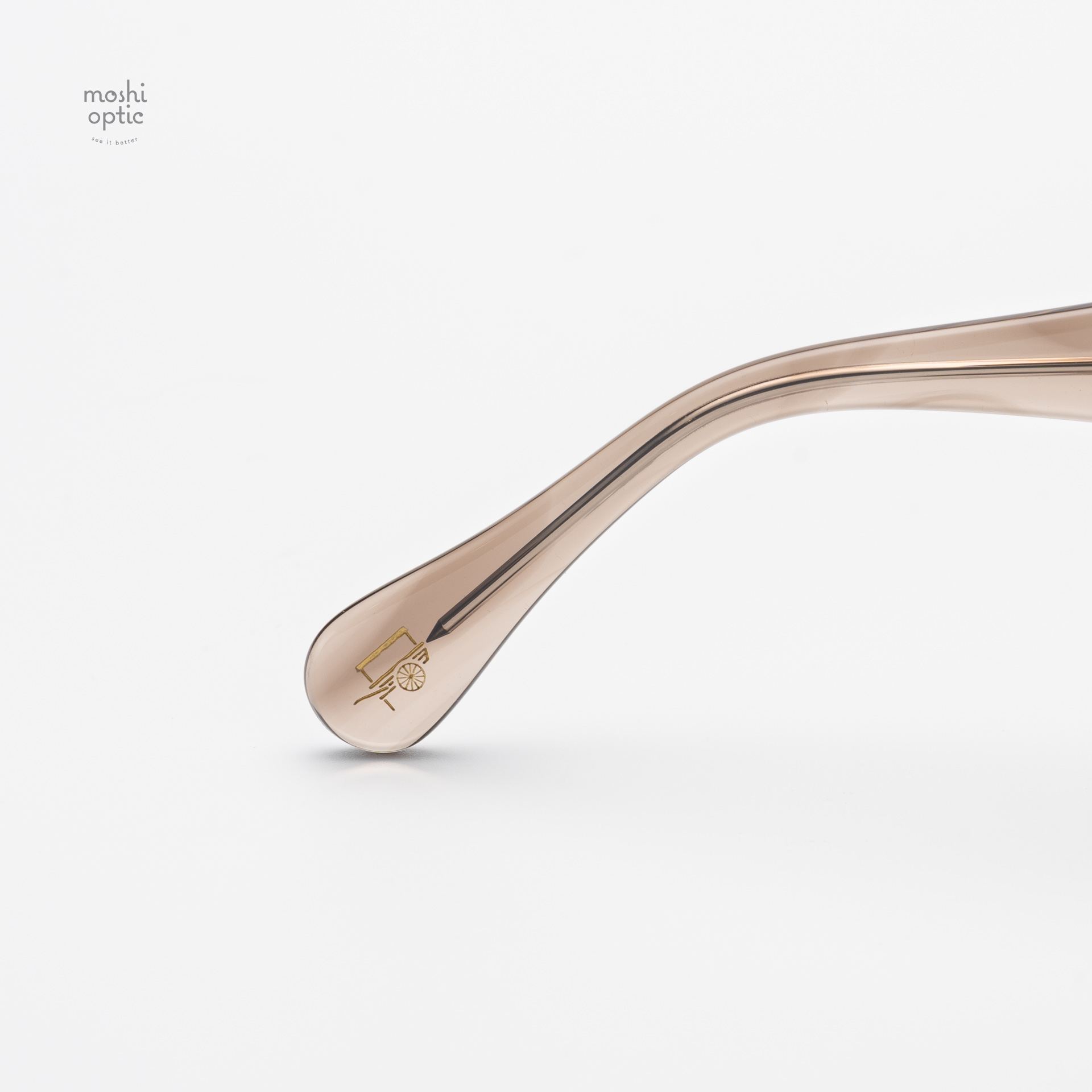 แว่นกันแดด Moscot Sun Lemtosh Brown Ash Cosmitan Brown