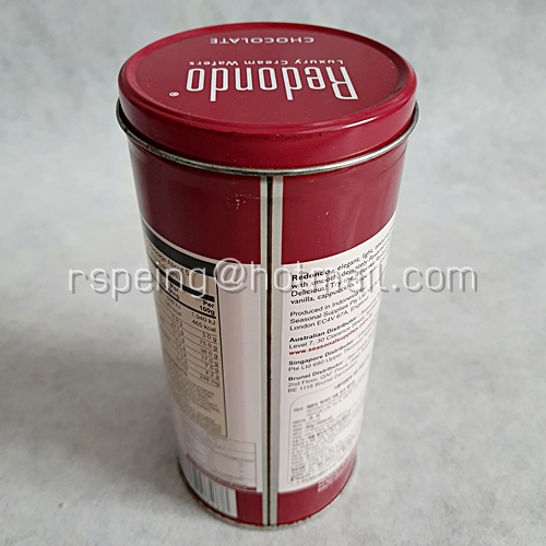 กระป๋อง Redondo Luxury Cream Wafers รส Chocolate