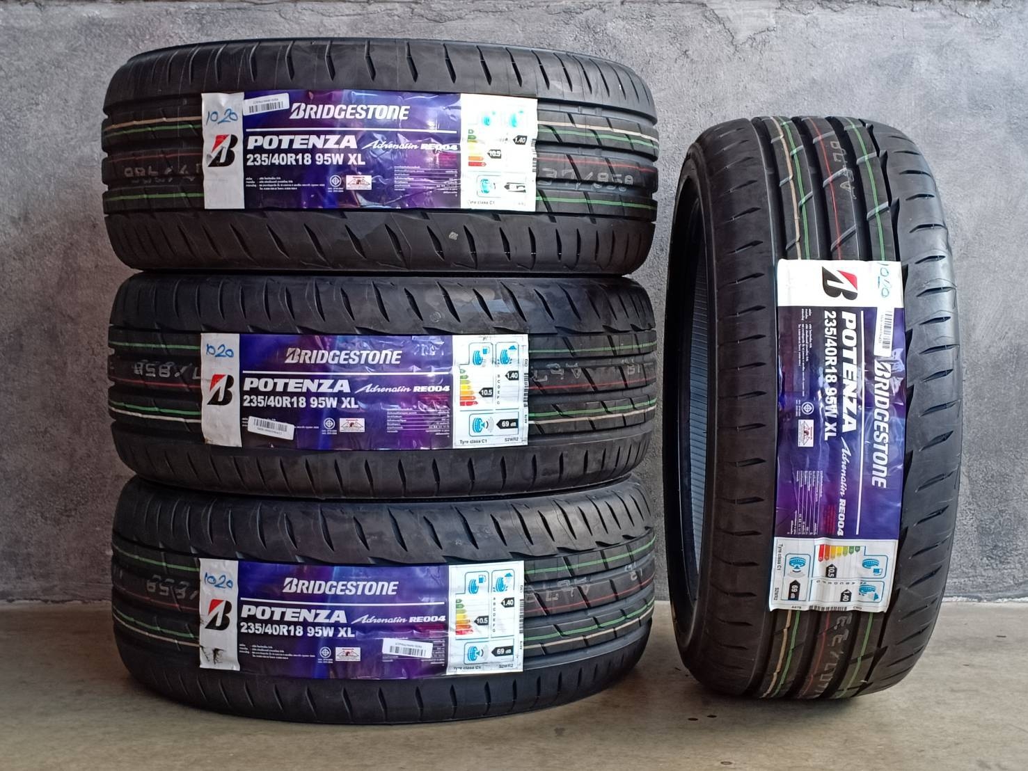 BRIDGESTONE 235/40R18 POTENZA RE004 95W XL MADE IN THAILAND