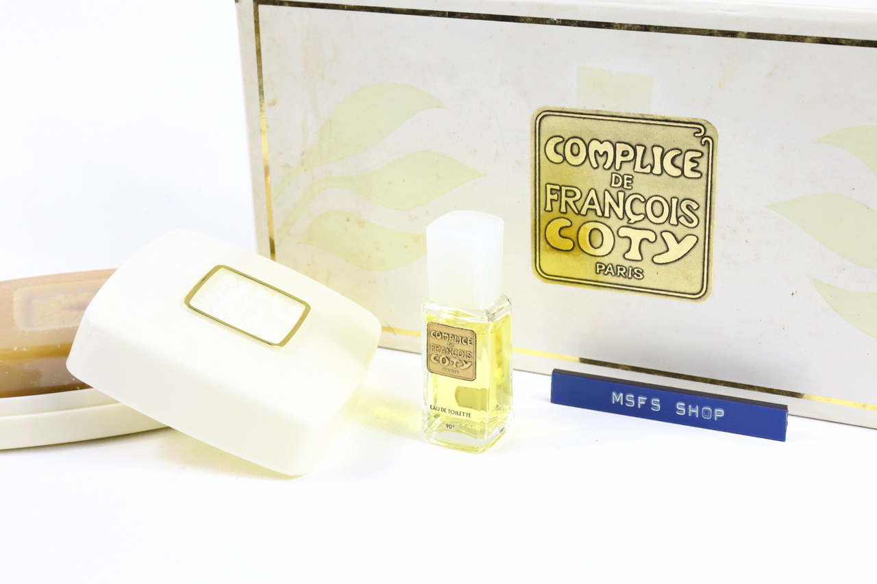 [Vintage] COTY Complice De Francois ชุดสบู่ และน้ำหอม EDT ขนาด 7-10ml น้ำหอม Vintage