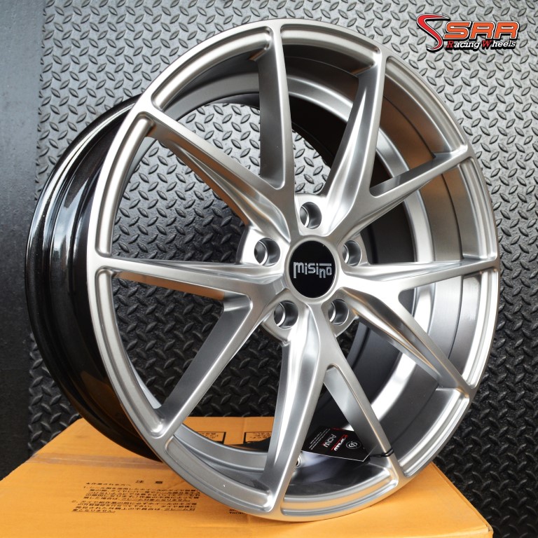 ล้อแม็กซ์ MISINO 5X114ET 35 18x8.5 COLOR HYPER Silver