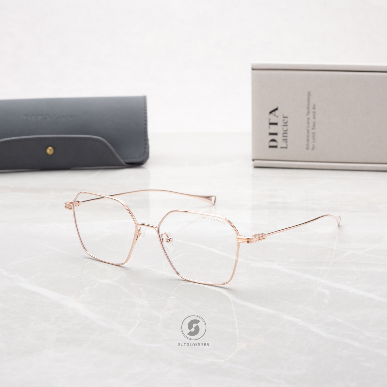 แว่นสายตา DITA LANCIER DLX116 A 02 with Blue Control Lens