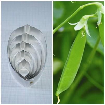 พิมพ์อลูมิเนียมตัดดอก+ใบสวีทพี(Aluminum mold cutter Sweet Pea + leaves )
