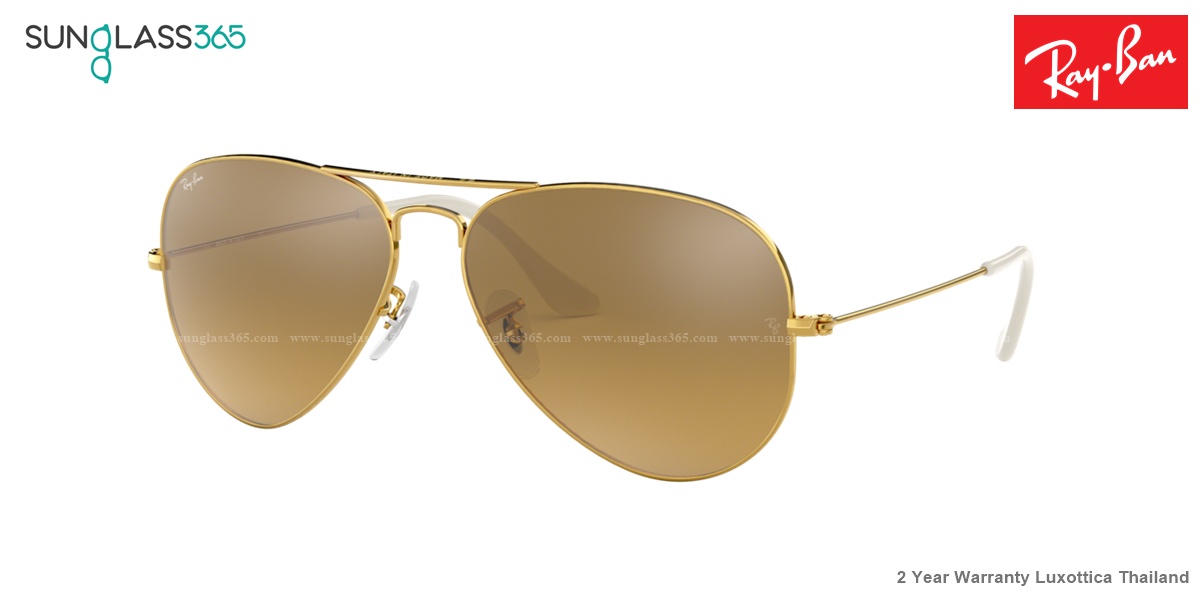 Ray Ban RB3025 001/3K ฺBrown gold 58mm