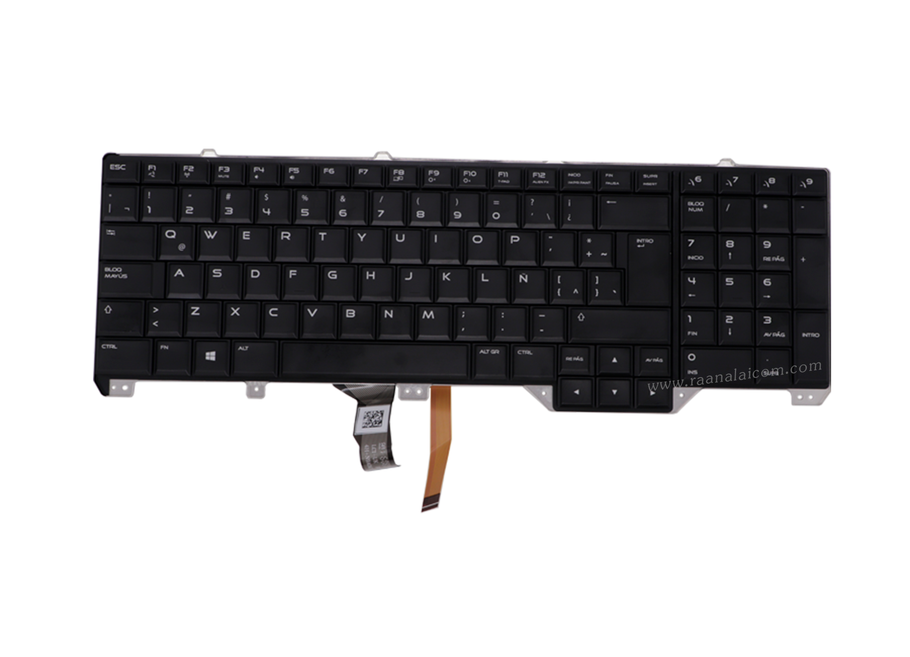 Keyboard Backlit Dell Alienware 17 R2 Original ราคา พิเศษ คีย์บอร์ด โน๊ตบุ๊ค Dell Alienware 17 R2 ตรงรุ่น