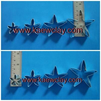 พิมพ์ตัดอลูมิเนียมกลีบเลี้ยงรูปดาว(Aluminum mold cutter Star-shaped calyx. )