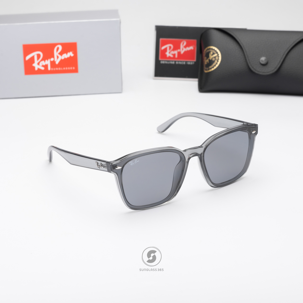 レイバン RB4392D 645087 TRANSPARENT GREY RB4392D Asian Fit sunglasses Transparent Grey