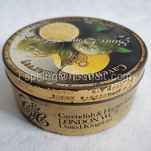 กล่องลูกอม Cavendish & Harvey Sour Lemon Drops