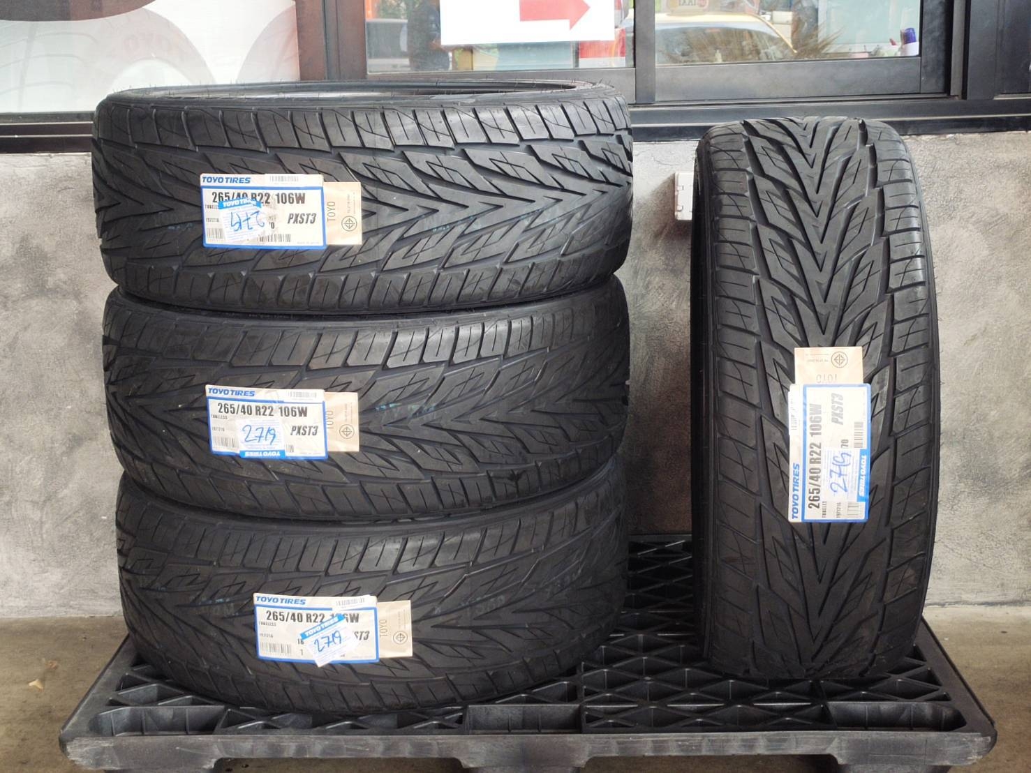 TOYO 265/40R22 106W PXST3 MADE IN JAPAN
