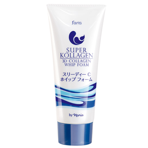 Faris Super Kollagen 3D Collagen Whip Foam 80 g. / โฟมล้างหน้าฟาริส ซุปเปอร์ คอลลาเจน 3D คอลลาเจน วิปโฟม ขนาด 80 กรัม