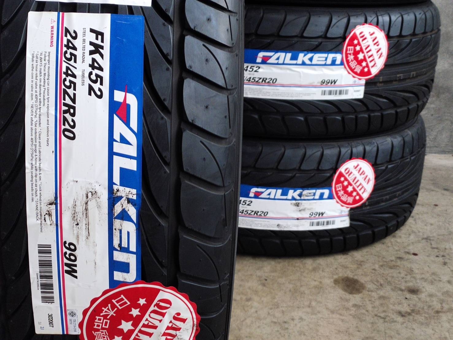 FALKEN FK452 245/45ZR20 ปี19