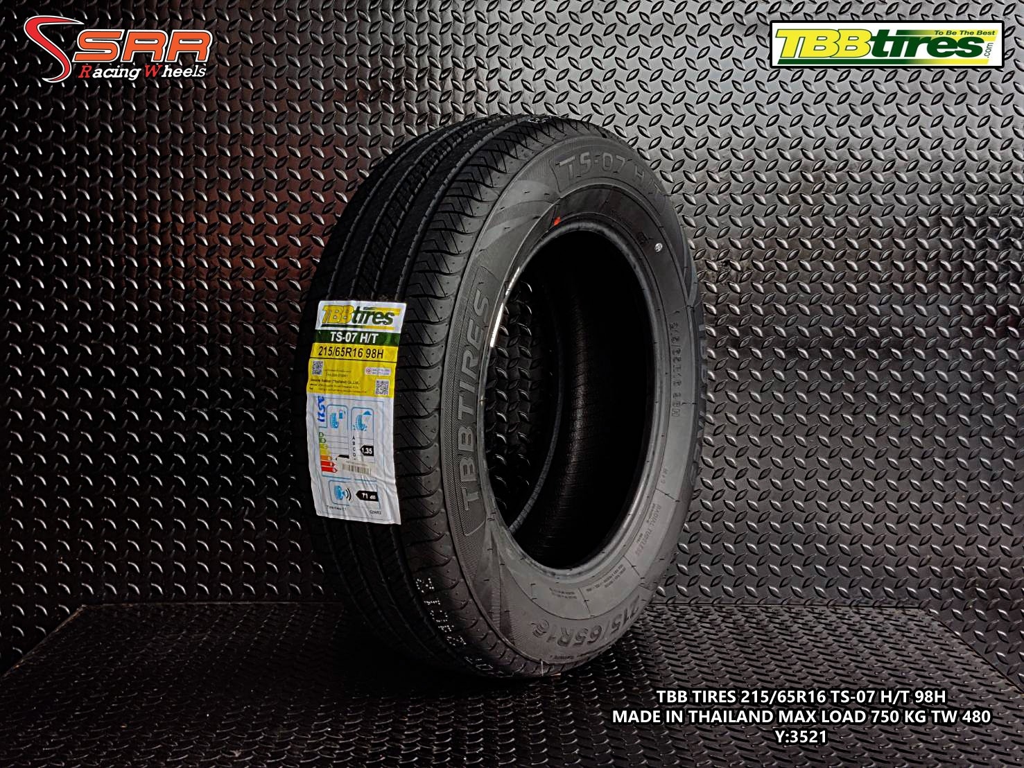 TBB TIRES TS-07 H/T 215/65R16 ปี2021 ราคาถูก