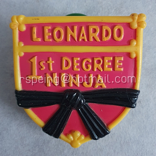 ของแถม Burger King ปี 1989 Teenage Mutant Ninja Turtles (นินจาเต่า) Rad Badges ครบชุด 6 ตัว