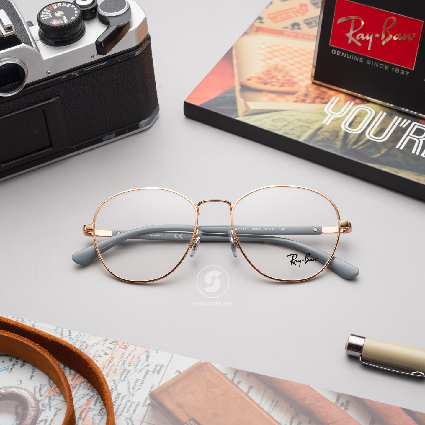 Ray-Ban RX6470 3094 Rose Gold